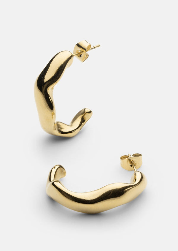 Chunky Earring - Gold Plated