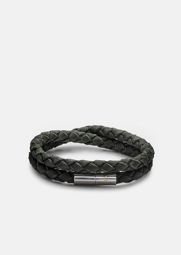 Suede Bracelet - Dark Green