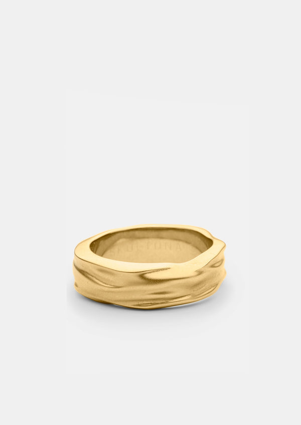 Ring Thick - Opaque Objects - Matte Gold Plated