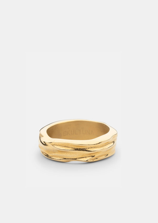 Ring Thick - Opaque Objects - Gold Plated