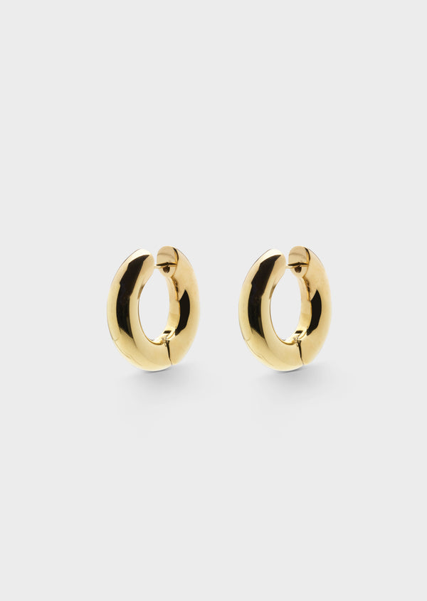 Hoop Earrings - Gold Plated - Medium
