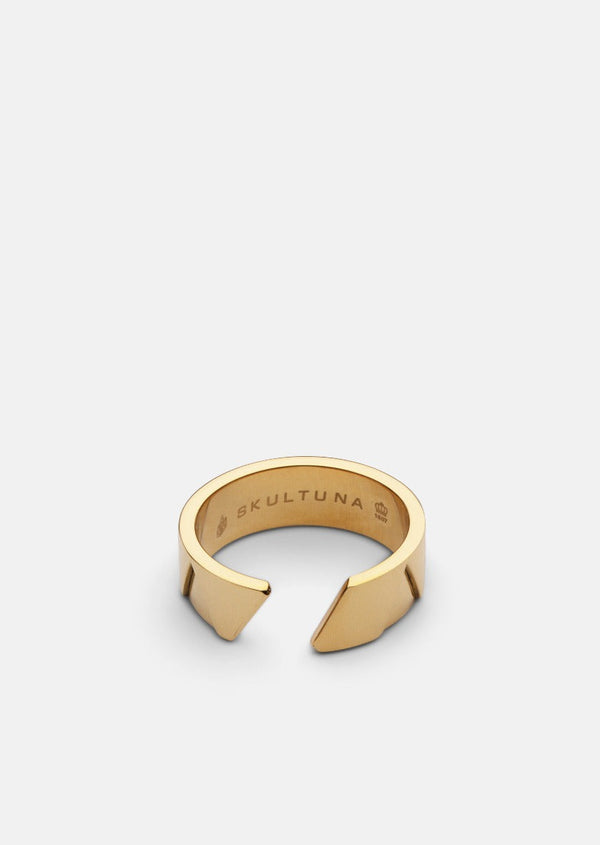 GTG X Skultuna Ring Wide - Gold Plated