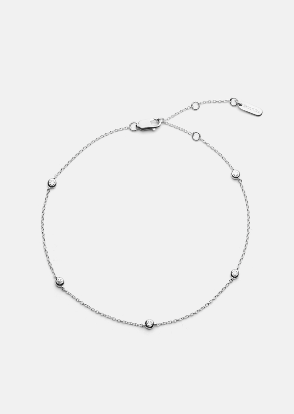 Aurora Anklet – Sterling Silver
