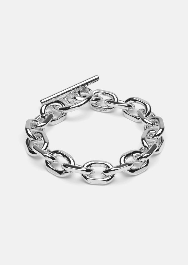 Unité Chain Bracelet XL - Silver Plated