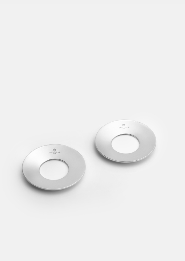 Drip Plate Small - Set of 2 - Silver Plated