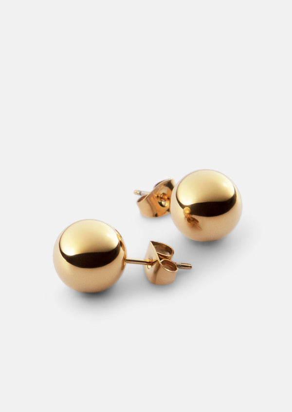 Ball Earring – Gold Plated