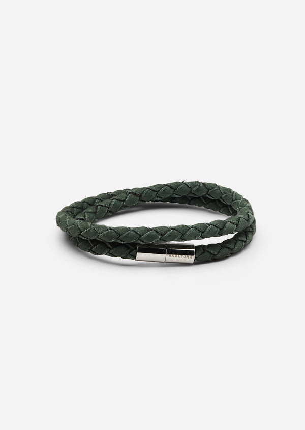 Suede Bracelet - Dark Green