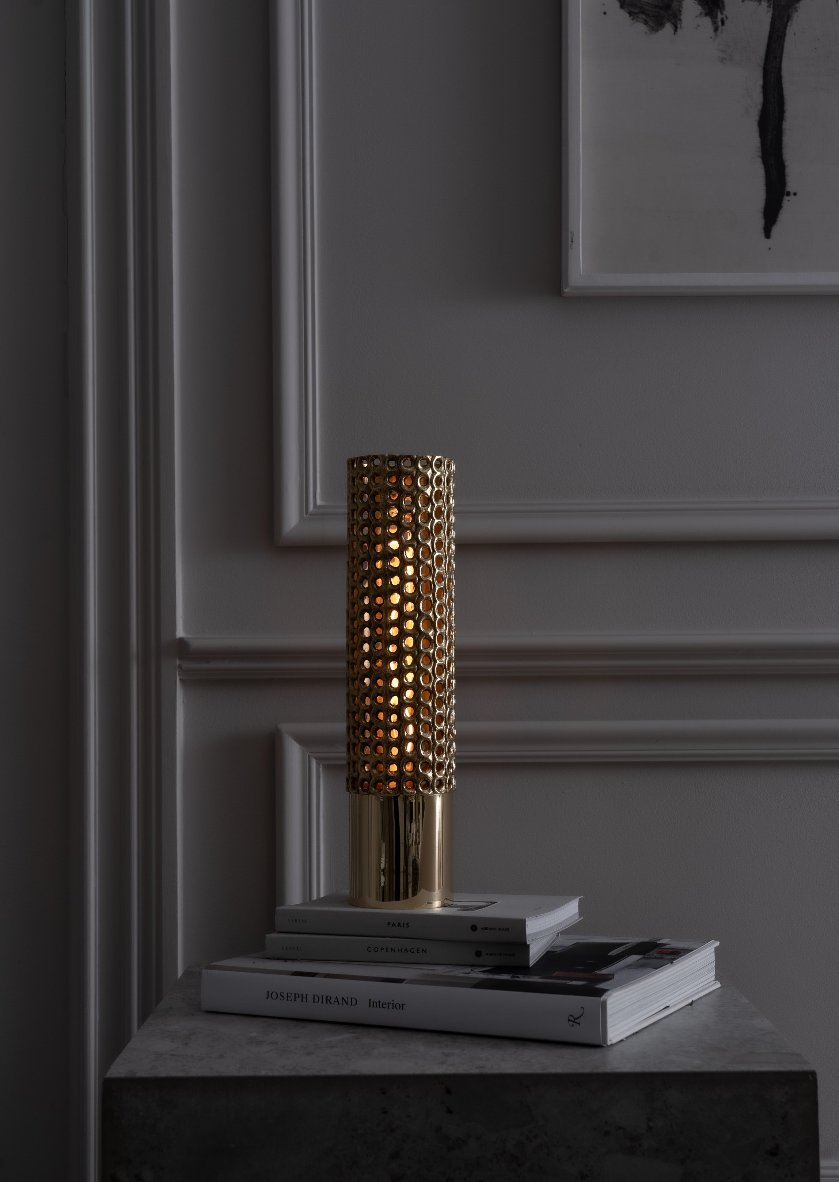 超希少】Skultuna No.90 Pierre Forssell PIERRE FORSSELL. decanter and tumbler, 7 parts, gilded brass, 