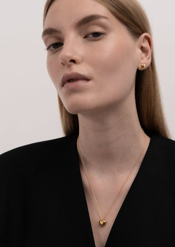 Heart Necklace – Gold Vermeil