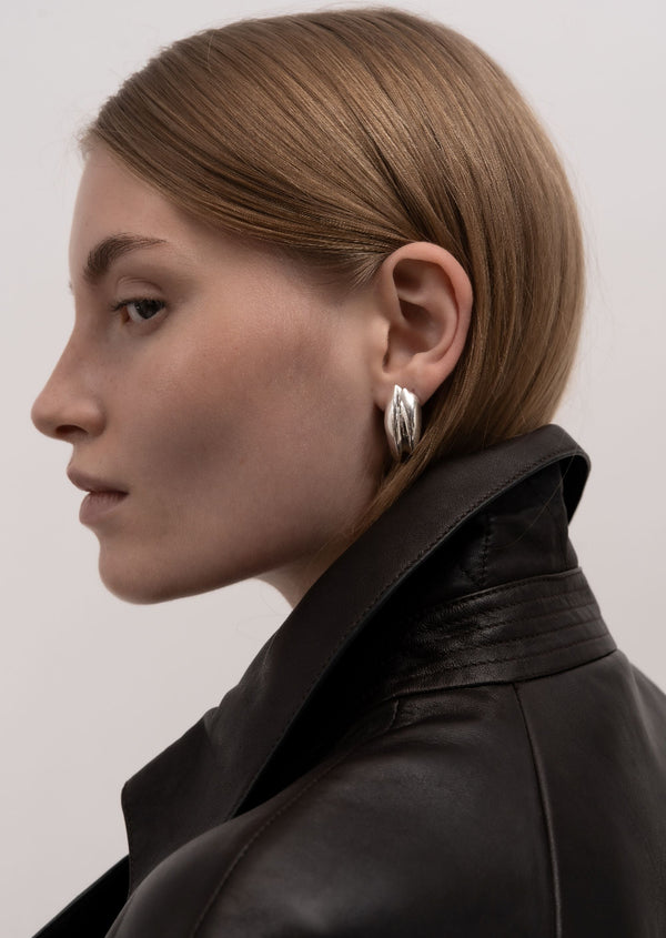 Écume de Mer - Unda Earrings - Silver Plated