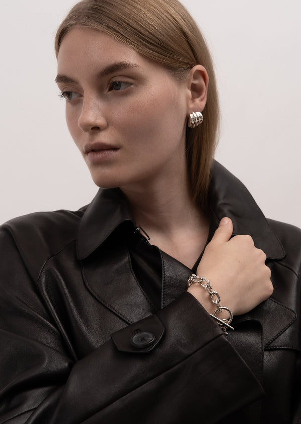 Unité Chain Bracelet XL - Silver Plated