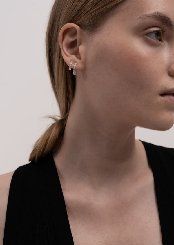 Lumière Hoop Earrings - Sterling silver