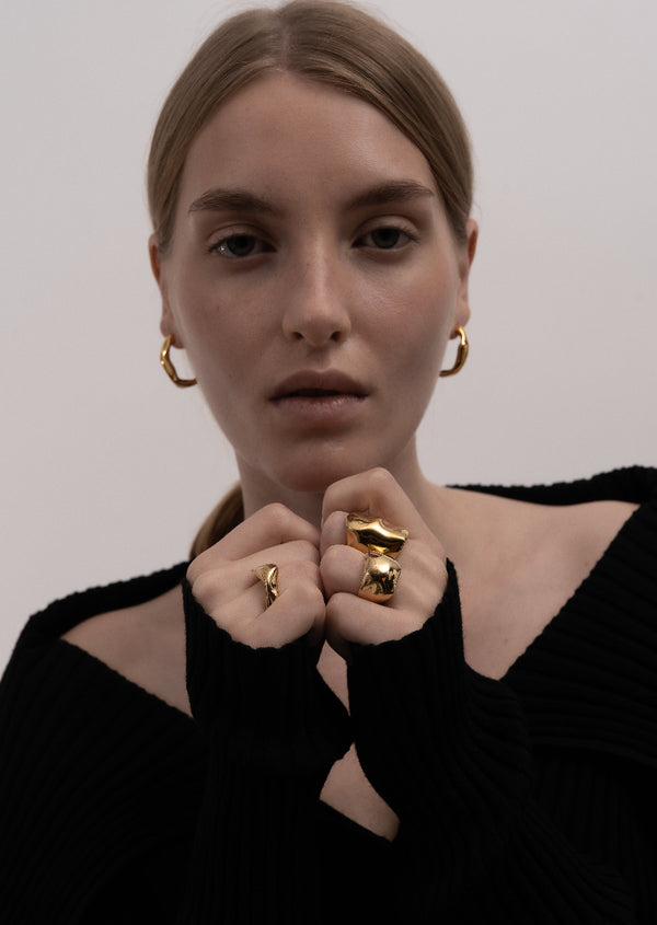 Chunky Petit Ring - Gold Plated