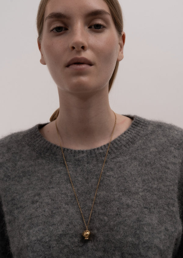 Lisa Larson x Skultuna – Lion Necklace - Gold Plated