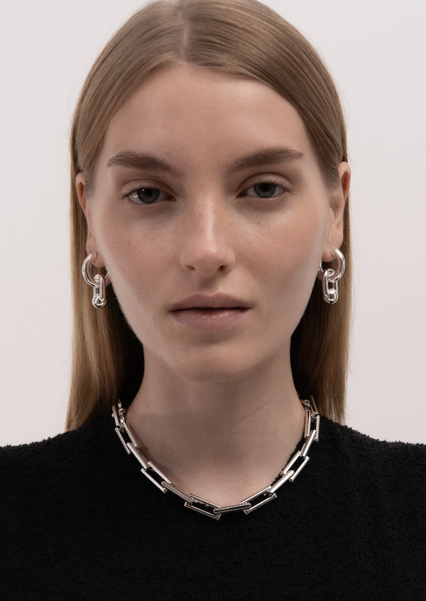 Relier Petit Necklace - Silver Plated