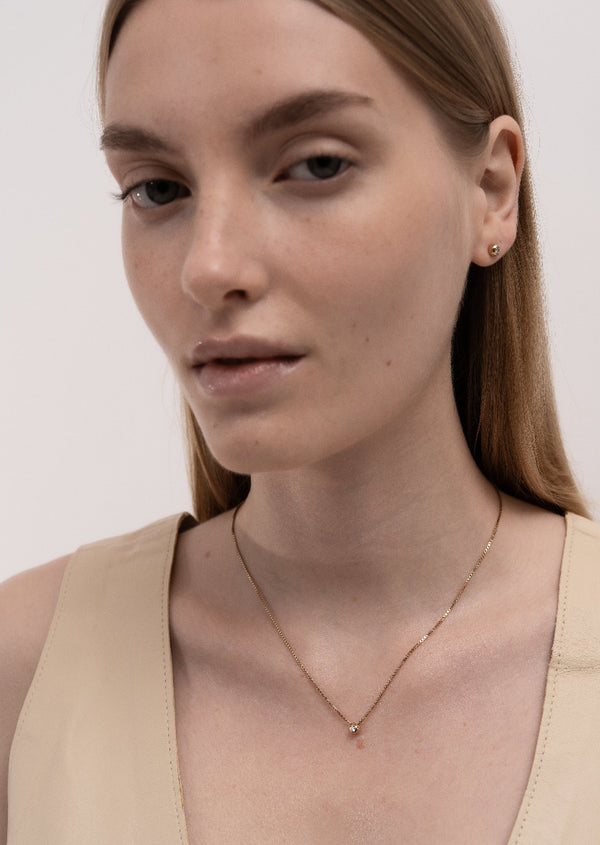 Météorite Diamond Necklace – Gold Vermeil