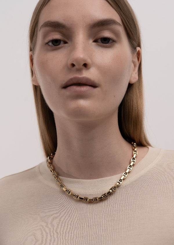 Velo Chaîne Necklace - Gold Plated