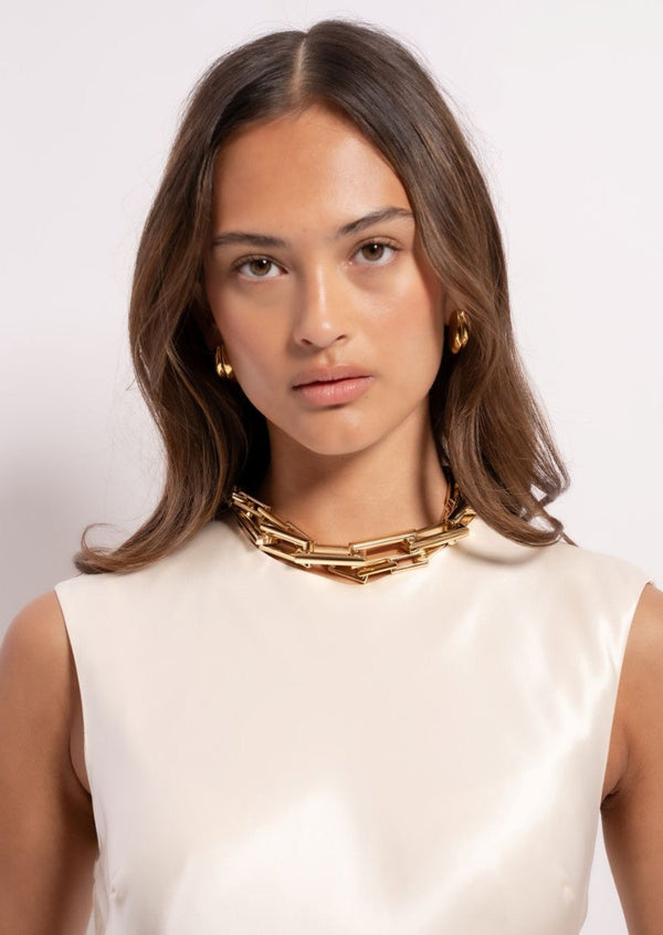Relier Necklace - Gold Plated