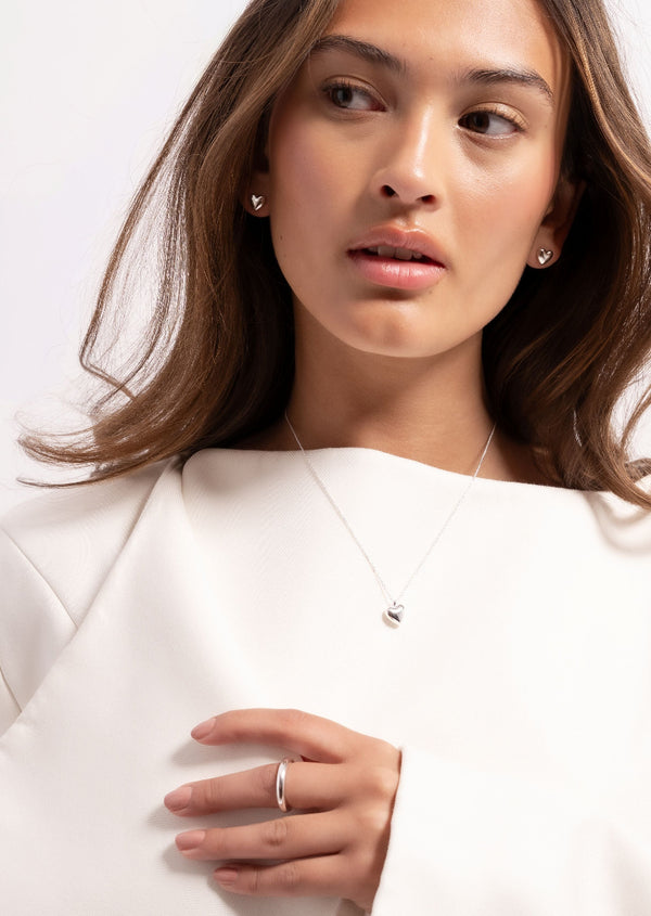 Heart Necklace – Sterling Silver