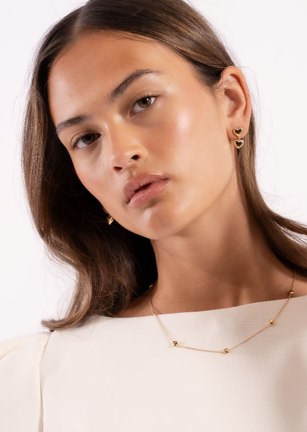 Heart Petit Necklace – Gold Vermeil