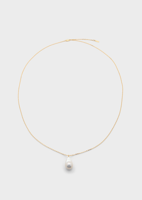 Perle Nuit Baroque Necklace - Gold Vermeil
