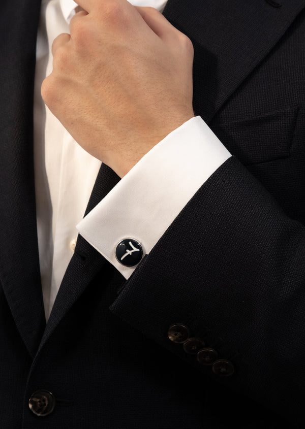 Cufflinks 7 design Lino Ieluzzi - Blue
