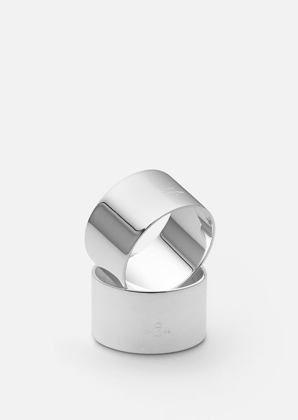 Napkin Rings - Set of 2 - Silver Plated 