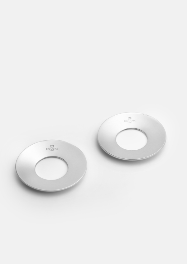 Drip Plate Large - Set of 2 - Silver Plated