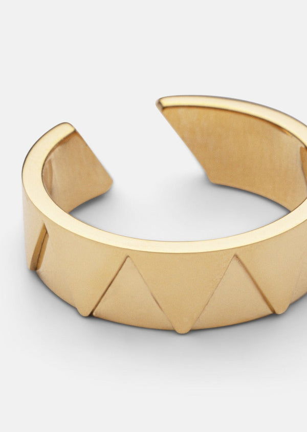 GTG X Skultuna Ring Wide - Gold Plated