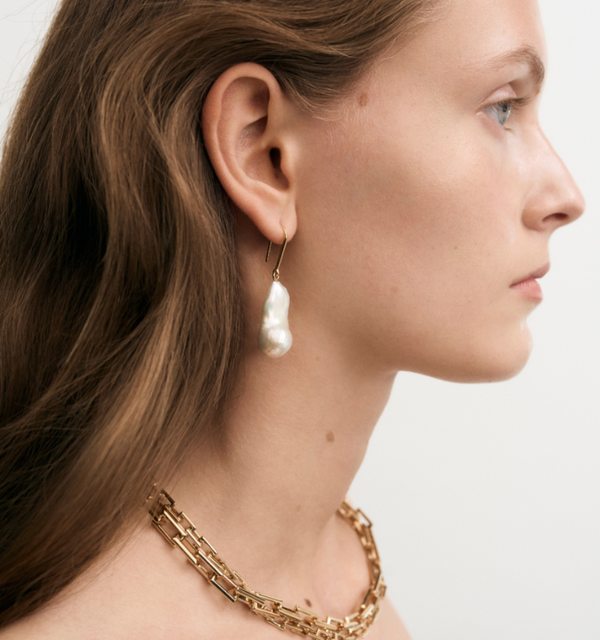Ecume de Mer Earrings from Skultuna