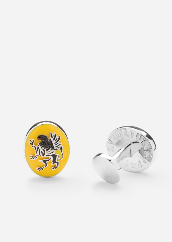 Klercker x Skultuna Manschettknappar - Södermanland - Silver plated