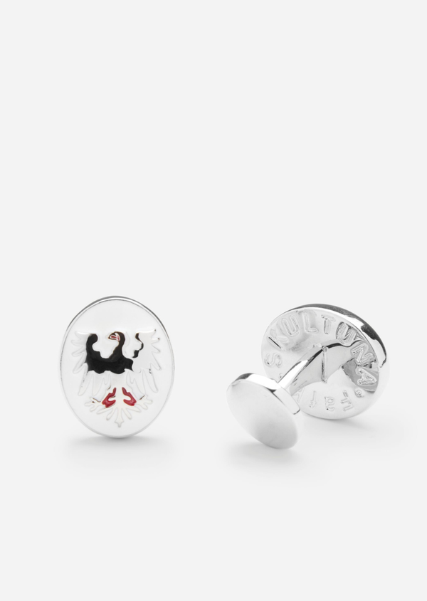 Klercker x Skultuna Manschettknappar - Södermanland - Silver plated