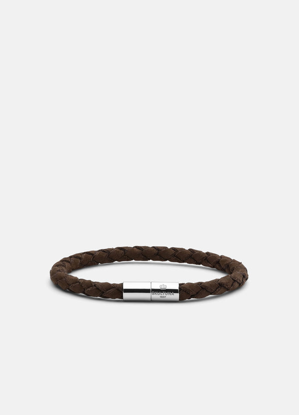 Suede Bracelet – Brown / One Row