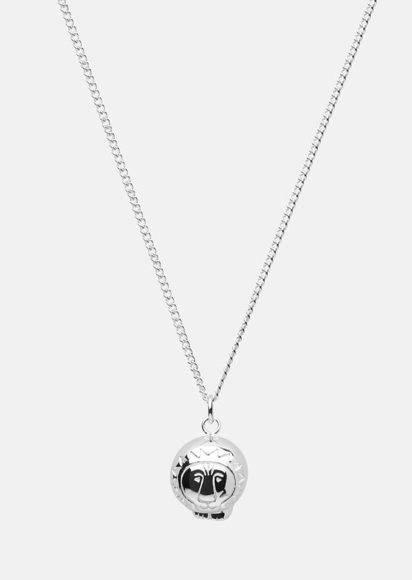 Lisa Larson x Skultuna – Lion Necklace - Silver Plated