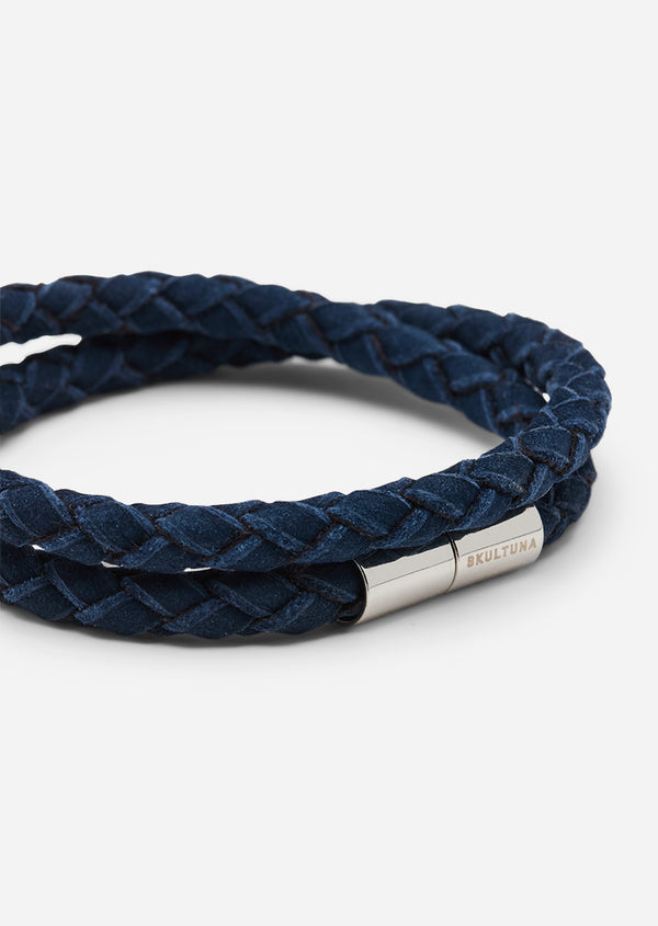 Suede Bracelet - Blue
