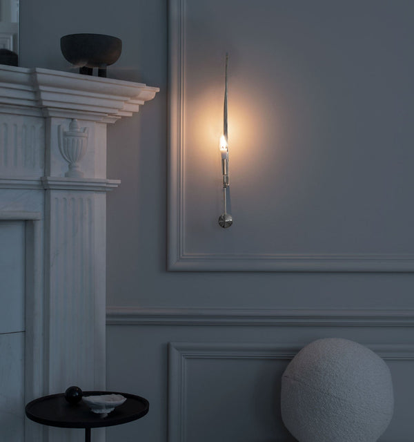 Pendel Lampett design Pierre Forssell - Försilvrad