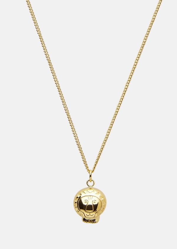 Lisa Larson x Skultuna – Lion Necklace - Gold Plated