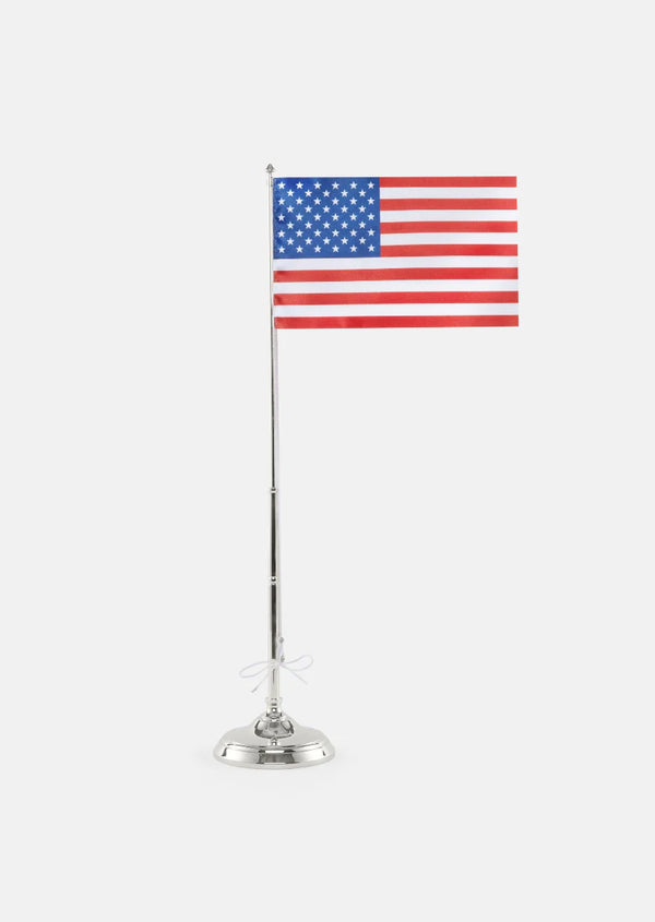 Flagpole Classic USA - Silver Plated