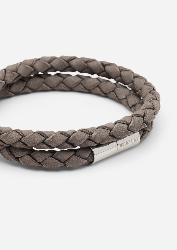 Suede Bracelet - Grey