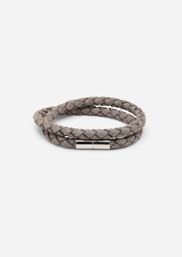 Suede Bracelet - Grey