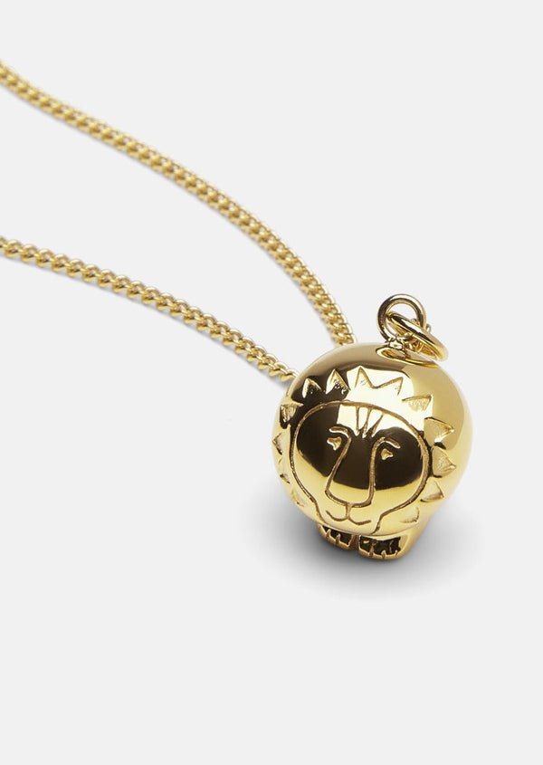 Lisa Larson x Skultuna – Lion Necklace - Gold Plated