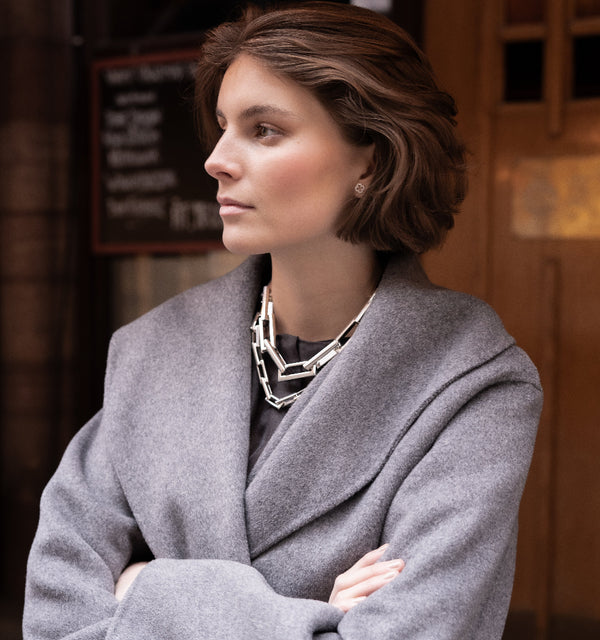 Relier Necklace - Silver Plated