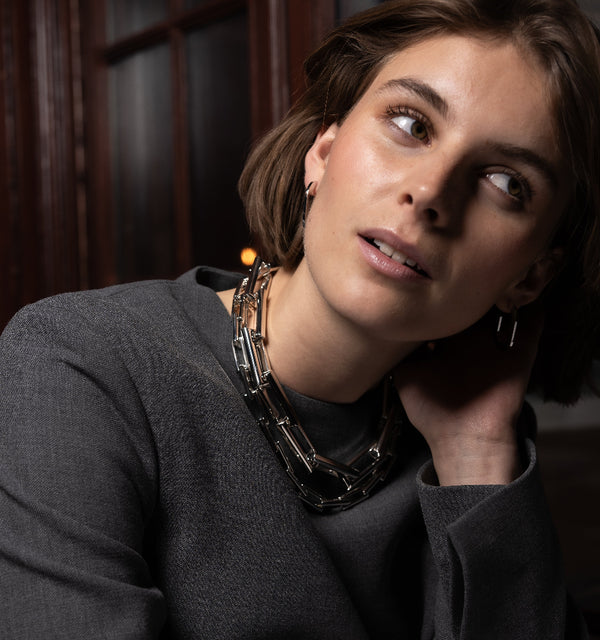 Klobige Ohrringe &amp; Klobiger Ring