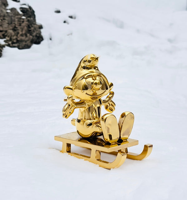 Smurfs x Skultuna - Smurf on Sledge