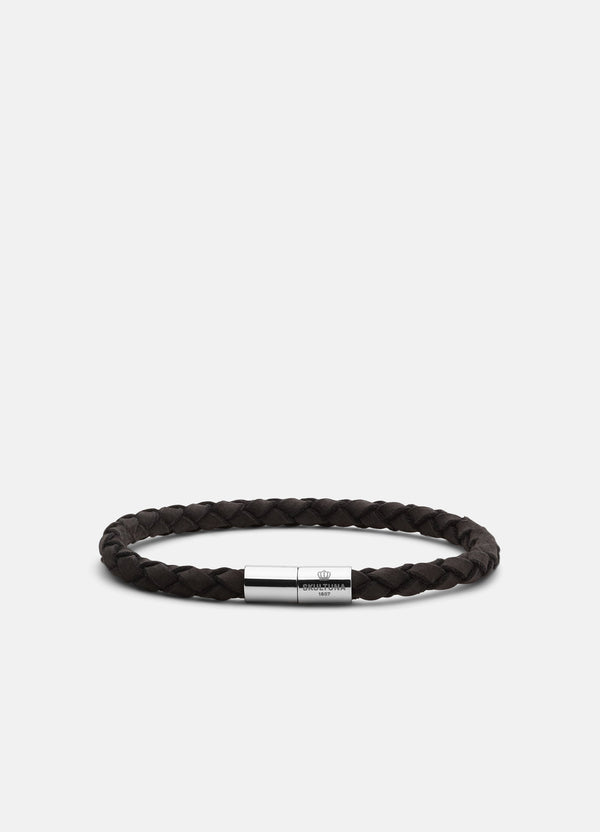 Suede Bracelet – Black / One Row