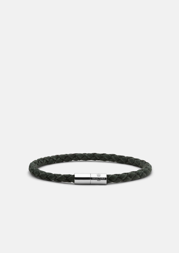 Suede Bracelet – Dark Green / One Row