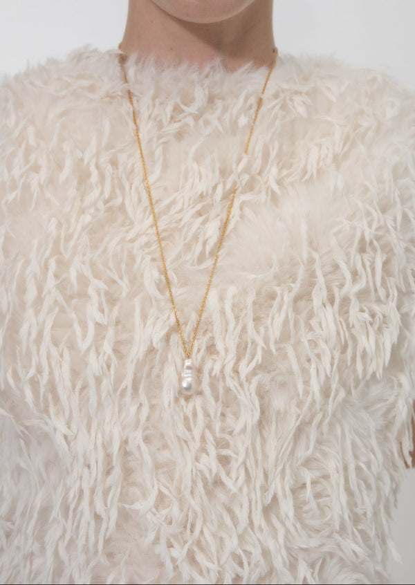 Perle Nuit Baroque Necklace - Gold Vermeil