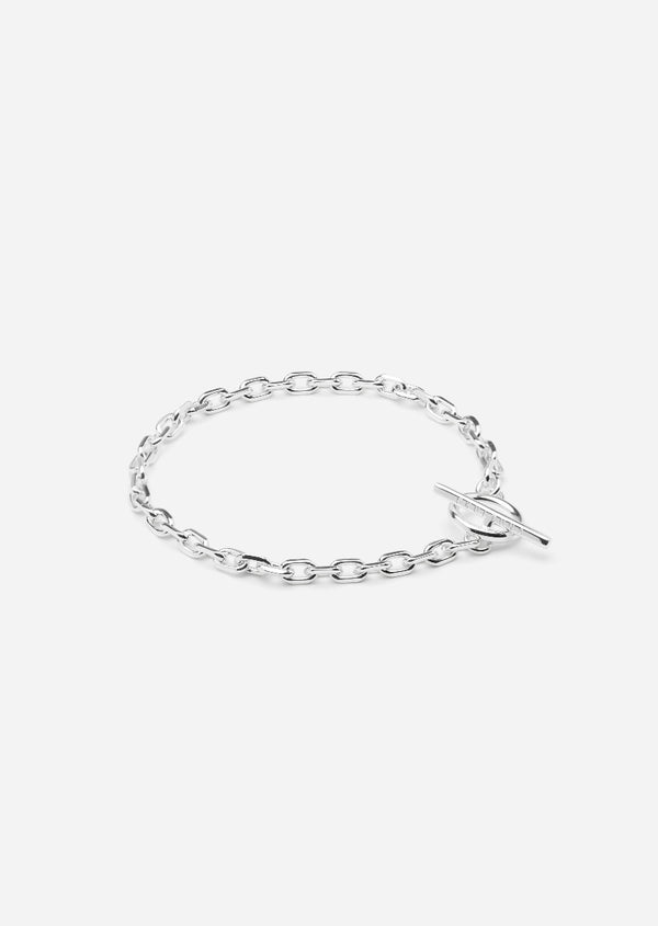 Unité Chain Bracelet Thin - Sterling Plated