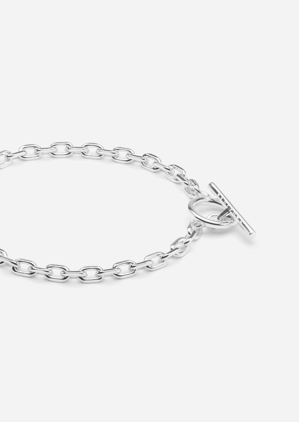 Unité Chain Bracelet Thin - Sterling Plated
