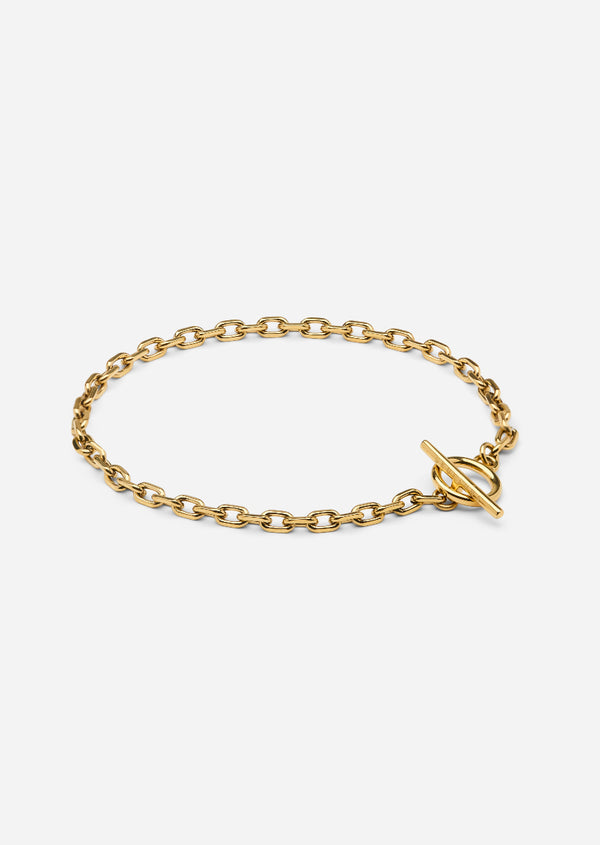 Unité Chain Bracelet Thin - Gold Plated